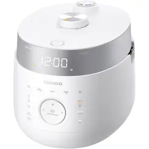 Cuckoo - CRP-LHTR0609F Cuiseur à riz blanc, argent avec verre doseur pas cher