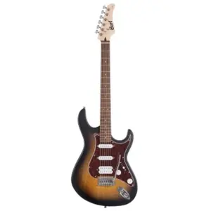 Comparateur de prix : Cort G110 - Guitare électrique série G - Sunburst pores ouverts