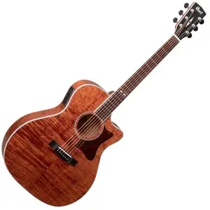 Cort GA5F-FMH Open Pore Natural Guitare Jumbo acoustique-électrique