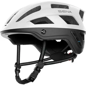 Casque vélo Sena M1 intercom Bluetooth® intégré blanc mat (sans FM pas cher