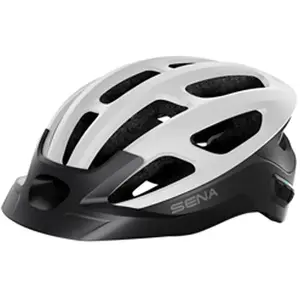 Comparateur de prix : Sena R1 EVO Casque de Vélo Connecté, Matte White, S