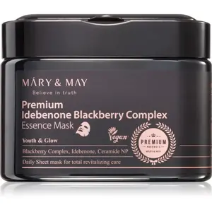 Mary&May Premium Idebenone Blackberry Complex Essence Mask masque hydr...