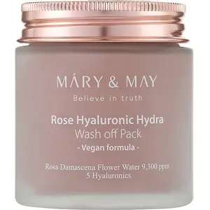 Mary&May - Masque hydratant - Acide hyaluronique & rose - Visage - 125 g