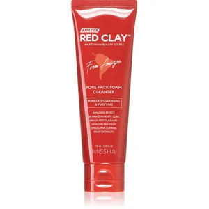 Missha Amazon Red Clay Pore Pack Foam Cleanser | 120 ml