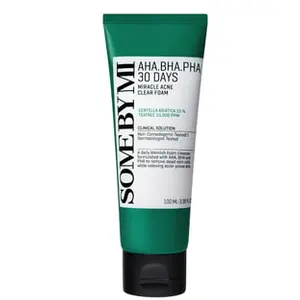 Comparateur de prix : AHA BHA PHA 30 Days Miracle Acne Clear Foam - Some By Mi - Gezichtsrei...