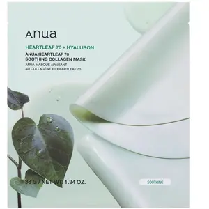 Anua Heartleaf 70% + Hyaluron Soothing Collagen Mask masque visage hyd...