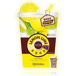 MEDIHEAL Vita Mask Lemon Lime masque tissu éclat 20 ml