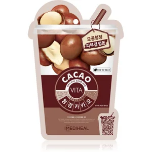 MEDIHEAL Vita Mask Cacao masque tissu pour resserrer les pores et pour...