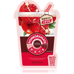 MEDIHEAL Vita Mask Pomegranate masque hydratant en tissu au collagène ...Vendu paronebioshop