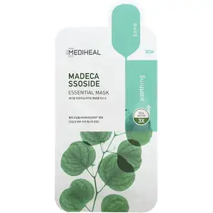MEDIHEAL Essential Mask Madeca Ssoside masque tissu avec effets apaisa...