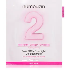 [numbuzin] No.2 Rose PDRN Overnight Collagen Mask 37g*10EA pas cher