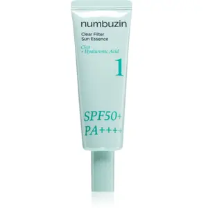 Numbuzin - Crème solaire SPF 50+ - Filtre transparent - Visage - 50 ml pas cher