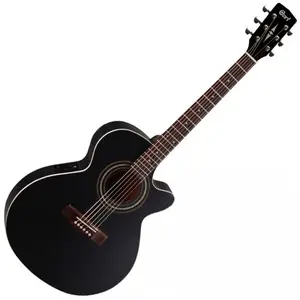 Cort SFX-MEBKS noire satinée - Guitare électro-acoustique pas cher