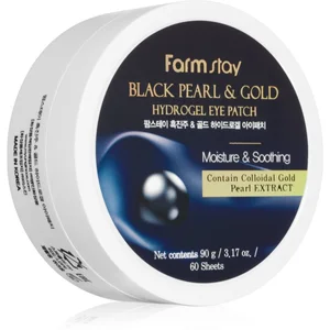 Comparateur de prix : Farmstay Black Pearl & Gold masque hydrogel contour des yeux 60 pcs