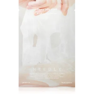 NEEDLY Peony Jelly Mask masque tissu éclat pour un effet naturel 33 ml pas cher