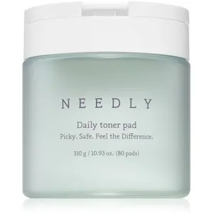 NEEDLY Daily Toner Pad disques exfoliants visage pour peaux grasses et à problèmes 80 pcs pas cher