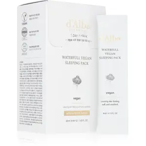 d'Alba Waterfull Vegan Sleeping Pack Crème de nuit 1000 ml pas cher