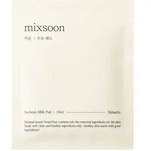 Mixsoon - Masque en tissu nourrissant - Lait de soja - Visage - 10 unités pas cher