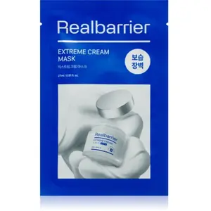 Comparateur de prix : Real Barrier Extreme Cream Mask masque apaisant en tissu pour une hydr...