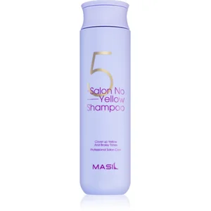 MASIL 5 Salon No Yellow shampoing violet anti-jaunissement 300 ml pas cher