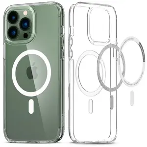 Comparateur de prix : SPIGEN Ultra Hybrid MagSafe   Coque transparente pour iPhone 13 Pro Max