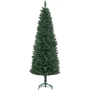 NVEES Sapin De Noël Artificiel Ultra-fin De 180 Cm Avec Une Structure ... pas cher