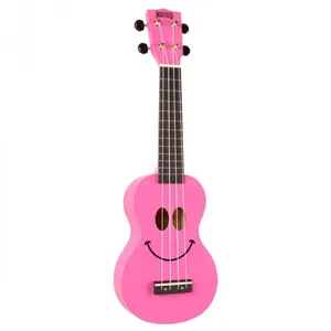 Comparateur de prix : Mahalo U-Smile-Pk - Ukulele Smiley Rose + Housse