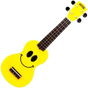 Comparateur de prix : Mahalo U-Smile-Yw - Ukulele Smiley Jaune + Housse