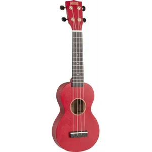 Comparateur de prix : Non communiqué Mahalo MS1-TRD - Ukulélé soprano slim rouge satin + housse