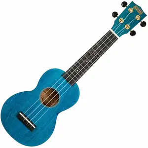 Comparateur de prix : Mahalo Ukulélé Soprano Slim Bleu Satin + Housse Soprano