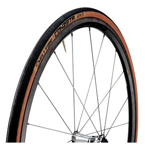Comparateur de prix : DELI Pneu Route 700x25 TS conzeta Anti crevaison Noir/Marron Tan sa-249 (25-622)