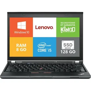Lenovo - Ordinateur portable ThinkPad X230 - Intel Core i5 - RAM 8Go - SSD 128Go - Windows 10 pas cher