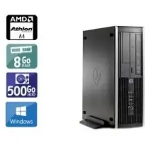 HP Compaq Pro 6305 SFF AMD A4 - 8Go RAM 500Go HDD Windows 10 pas cher