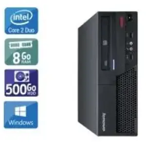 Lenovo ThinkCentre M58 SFF Core 2 Duo - 8Go RAM 500Go HDD Windows 10 pas cher