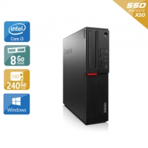 Lenovo ThinkCentre M700 SFF i3 Gen 6 - 8Go RAM 240Go SSD Windows 10 pas cher