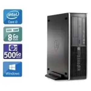 HP Compaq Pro 6300 SFF i3 - 8Go RAM 500Go HDD Windows 10 pas cher