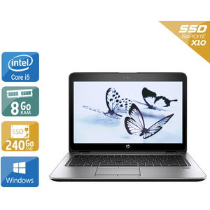 HP EliteBook 840 G3 14'' i5 - 8Go RAM 240Go SSD Windows 10 Bon étatOccasion certifiée pas cher