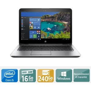 Ordinateur portable HP ELITEBOOK 840 G3 core i5 16 go ram 240 go disq... pas cher