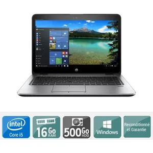 Ordinateur portable HP ELITEBOOK 840 G3 core i5 16 go ram 500 go disqu... pas cher