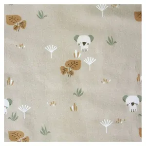 GENERIQUE Tissu coton Forêt Koala vendu au mètre(...) - Ecru