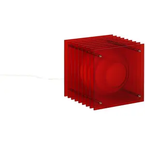 BANG LOP SMALL SQUARE-Lampe à poser LED Acrylique H18cm pas cher