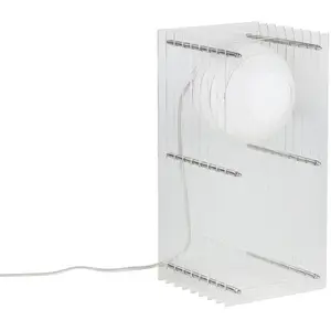 BANG LOP SMALL RECTANGLE-Lampe à poser LED Acrylique H38cm pas cher