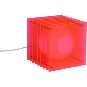 BANG LOP BIG SQUARE-Lampe à poser LED Acrylique H24cm pas cher
