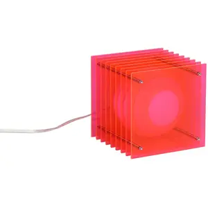 BANG LOP SMALL SQUARE-Lampe à poser LED Acrylique H18cm pas cher
