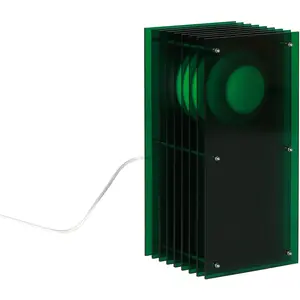 BANG LOP SMALL RECTANGLE-Lampe à poser LED Acrylique H38cm pas cher