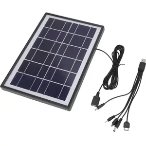 ALLAUVE Panneau Solaire Portable 6w 6v Polycristallin Pour Téléphone, ...Vendu parmanomano