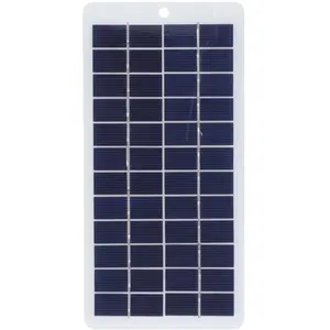 ALLAUVE Panneau Solaire Polycristallin 5w 12v Portable, Haute Transpar...Vendu parmanomano
