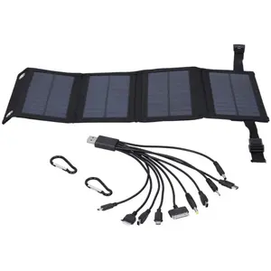 ALLAUVE Panneau Solaire Portable 10w Pliable Pour Camping Et Voyage - ...Vendu parmanomano