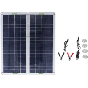 ALLAUVE Panneau Solaire Portable 40w Pliable En Polycristallin Pour Ca...Vendu parmanomano