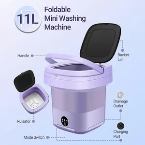 UVERBON Lave Linge Portable - mini machine à laver portable 11l - 22W ... pas cher